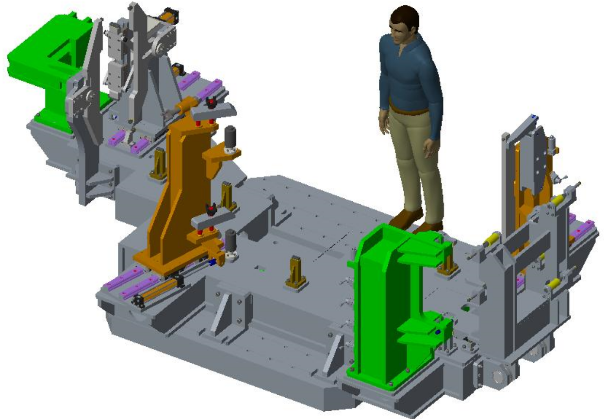 Frame Tractor Machining Fixture
